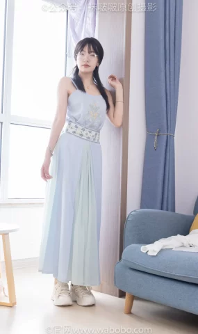 [BoBoSocks袜啵啵]NO.643 小甜豆-汉服、白船袜、薄肉丝、裸足[164P]