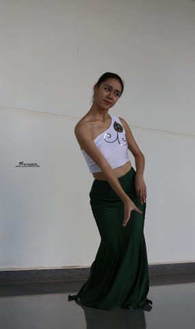 大西瓜爱牙膏-早期作品-W006 舞蹈家1-文君 绿裙 [233P]