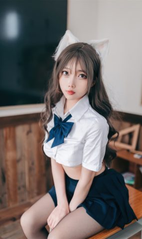 杏仁曲奇  – 生徒会坏猫猫[28P]