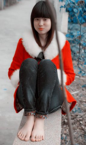 自由摄影 No.055 超细长39码精致女 小蒋 [53P]