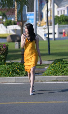 唯美街拍 NO.783 黄裙女子（七） [83P]