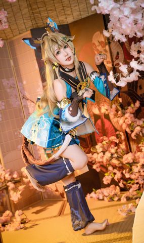 喵喵的喵吖 – 原神猫娘绮良良[14P]