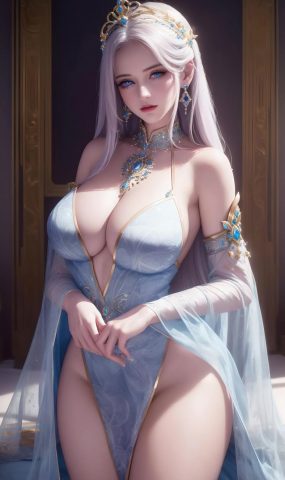 [AI绘画] 044 The Heartwarming Tale of a Beautiful Innocent Princess – AI LookBook – AI Club2Girls[44P]