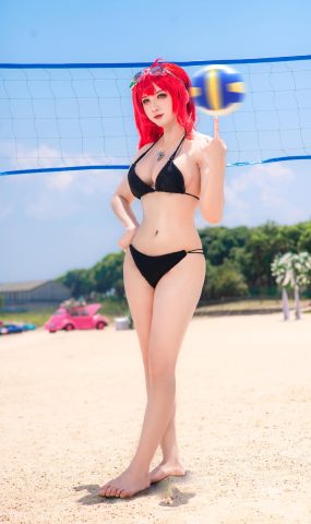 隼隼子 & 刺青Poi – 沙滩排球[13P]