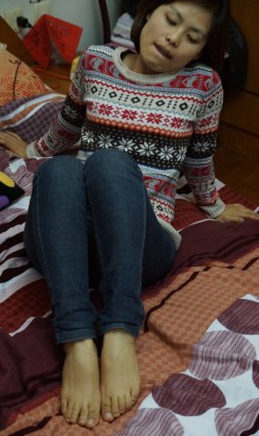 自由摄影 No.058 走了一天路 爱足MM认真的呵护着自己的每足 [45P]