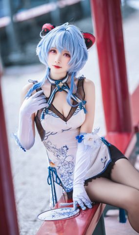 大大卷卷小卷  原神甘雨 旗袍[18P]