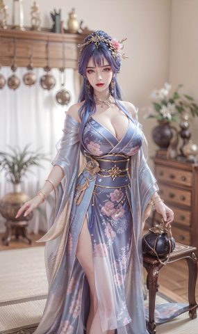 AI绘画 723 百炼-天穹长老[24P]