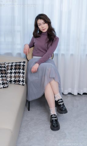 甜予摄影 NO.159 杨梅-皮鞋、蕾SI袜、薄肉丝[88P]