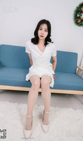 [SSA丝社] NO.155 阿花 白色连衣裙穿搭示范 在现浏览