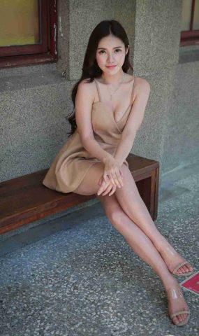 唯美街拍 NO.020 黃書庭 吊帶連衣裙涼高美腿 [29P]