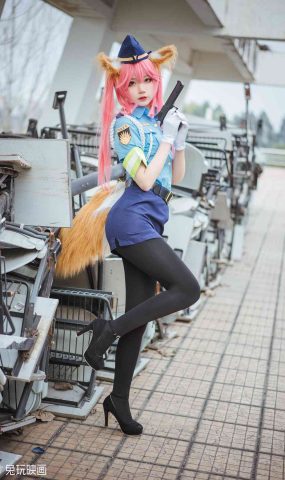 兔玩映画 C174 女警玉藻前 [41P]