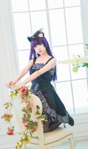 水淼aqua – 黑猫 冷门小礼服[9P]