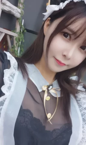 亚马逊鲶鱼 – 黑色透明女仆[25P]