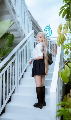 二佐Nisa – 蔚蓝档案 一之濑明日奈 JK至服[23P]