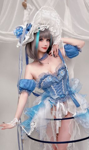 rioko凉凉子 柴郡冰雪公主[21P]