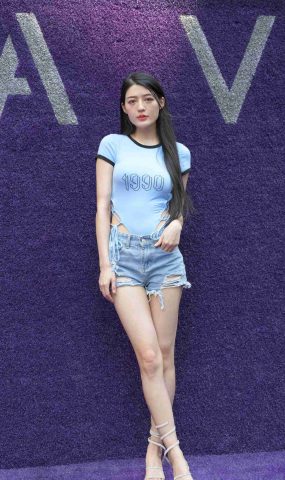 唯美街拍 NO.734 蓝色牛仔热裤美女（2） [46P]