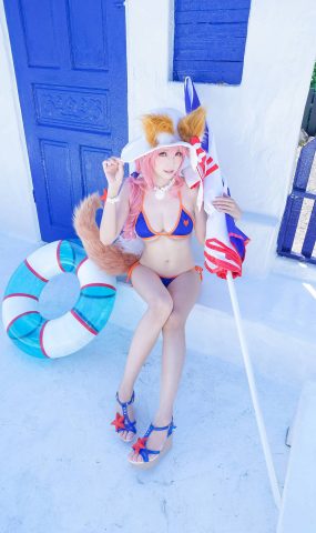 Ely_eee(ElyEE子) – 玉藻前泳装[24P]