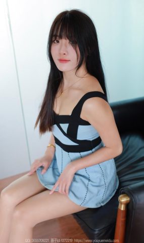 [IESS異思趣向] 2024.11.13 絲享家1897：婉萍《黑帶藍裙》[88P]