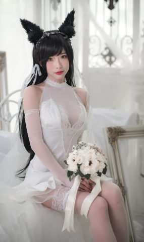 清水由乃 – 爱宕婚纱[49P]