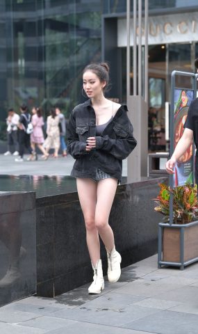 精选街拍作品 1625 摄神街拍作品 – 超级无敌短热裤[80P]