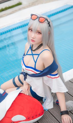 Coser瓜希酱福利 斯卡蒂 [24P]