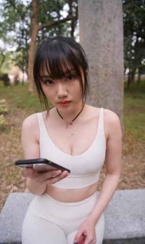 唯美街拍 NO.1103 白色瑜伽裤美女 (9) [76P]