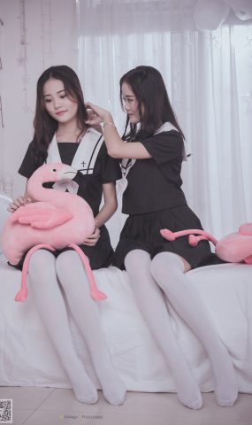 [SSA丝社]超清写真 NO.028 青青姐妹 姐妹花的JK情[85P]