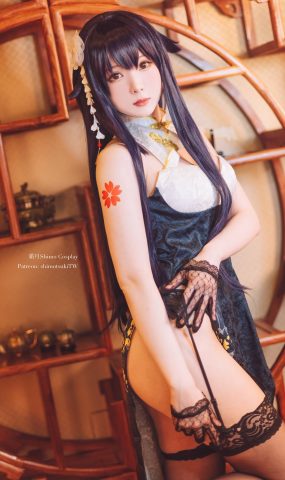 微博妹纸霜月shimo – 碧蓝航线 吾妻旗袍 [12P]