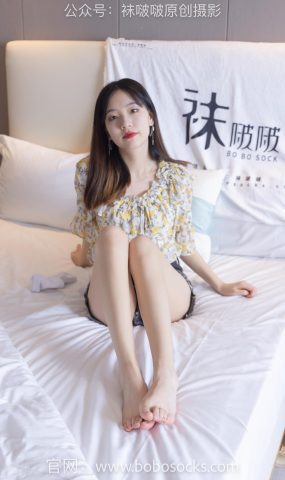 [BoBoSocks袜啵啵]NO.136 小甜豆-高跟长靴、白棉袜、裸足 (2) [100P]