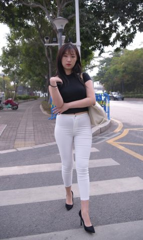 唯美街拍 NO.1081  白裤-往事清零 (6) [84P]