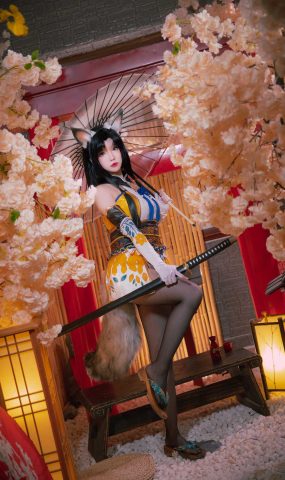 动漫博主 雪晴Astra – 永劫无间 黑丝胡桃 [12P]