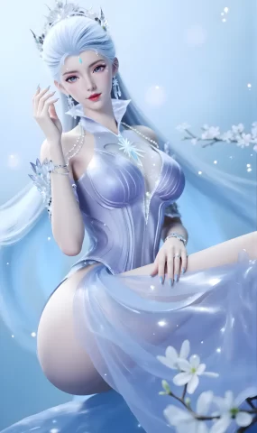 AI绘画 959 白泽-雪女[34P]