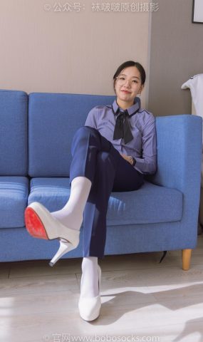 [BoBoSocks袜啵啵]NO.178 小甜豆-高跟鞋、厚白丝、ol风裤里丝[140P]
