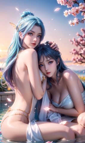 AI绘画 536 王秋儿和王冬儿[32P]