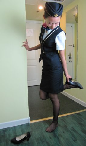 织梦行影@NO.037-第三十七期 学苑女生娟子 空姐黑丝（黑丝）[72P]