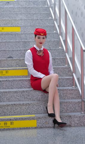 精选街拍作品 1630 摄神街拍作品 – 二表姐空姐，超薄肉丝，机场篇[84P]