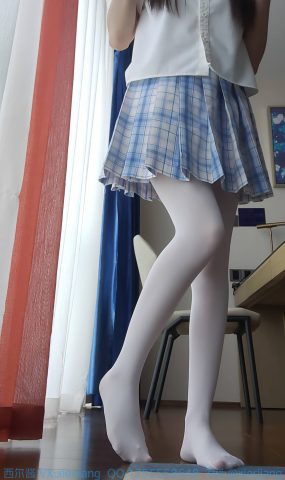 西尔酱 – 棉花糖白丝JK[37P]