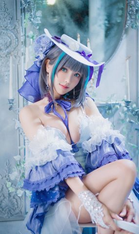 Ely_eee(ElyEE子) Cheshire Dress 柴郡禮服 [25P]