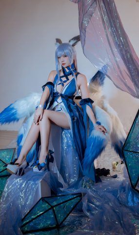 二佐Nisa – 碧蓝信浓礼服[12P]