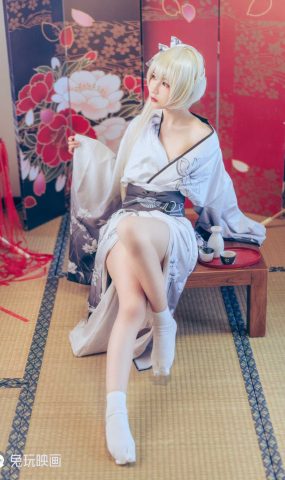 兔玩映画 C030 穹妹和服  在现浏览