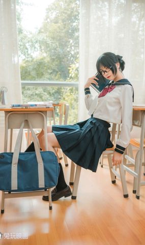 兔玩映画 C070 慵懒的JK 在现浏览