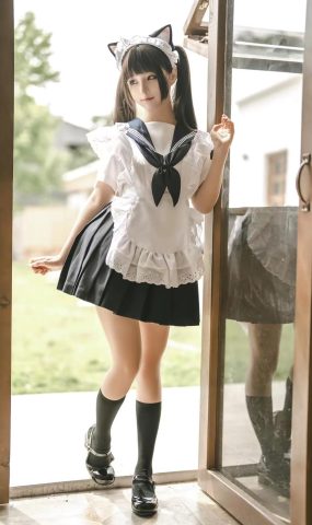 蠢沫沫  – 猫猫女仆[23P]