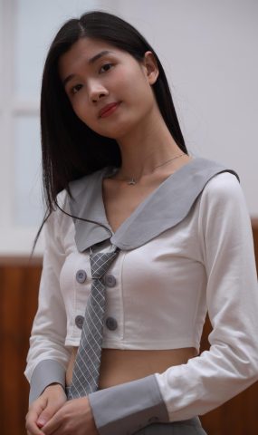 唯美街拍 NO.1104 灰色短裙女孩 （8）[84P]