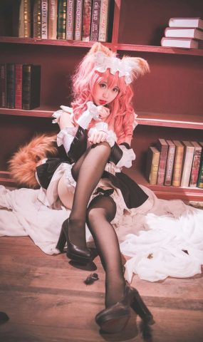 微博红人动漫Coser@黑川 玉藻前真爱 在现浏览