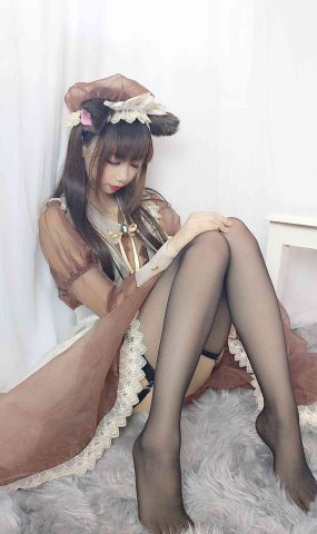 Cos小解解雪琪 透明女仆 [43P]