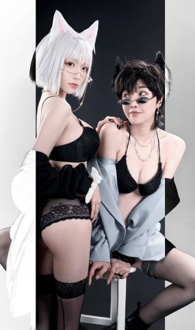 青青子Js &李翎 狐狸和狼 [18P]