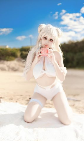 阿雪雪  恶毒泳装[45P]