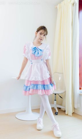 勿恋传媒 NO.2416 小曦-板鞋、厚白丝、女仆装[120P]