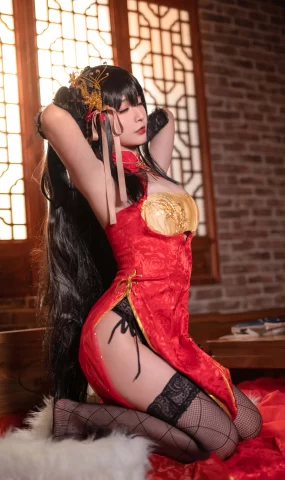 yuuhui玉汇  – 碧蓝航线 大凤 旗袍[23P]