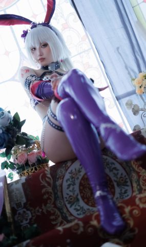 Cien恩恩  – 黑贞兔女郎泳装[10P]